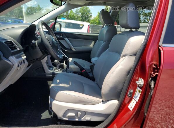 JF2SJAXC2GH437331 2016 SUBARU FORESTER Красный Вид салона спереди