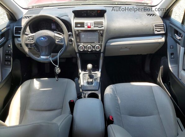 JF2SJAXC2GH437331 2016 SUBARU FORESTER Красный Вид панели приборов