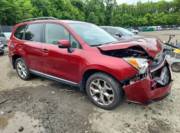 JF2SJAXC2GH449608 2016 SUBARU FORESTER Red Front right
