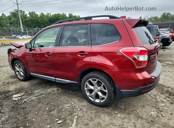 JF2SJAXC2GH449608 2016 SUBARU FORESTER Red Rear left