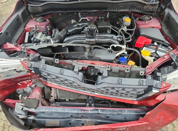 JF2SJAXC2GH449608 2016 SUBARU FORESTER Red Engine compartment view