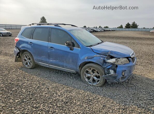 JF2SJAXC2GH464450 2016 SUBARU FORESTER Синий Передняя правая четверть