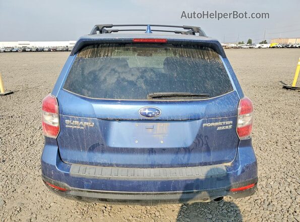 JF2SJAXC2GH464450 2016 SUBARU FORESTER Синий Вид сзади