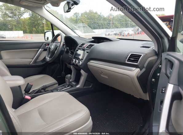 JF2SJAXC5GH484210 2016 SUBARU FORESTER Green წინა სალონის ხედი