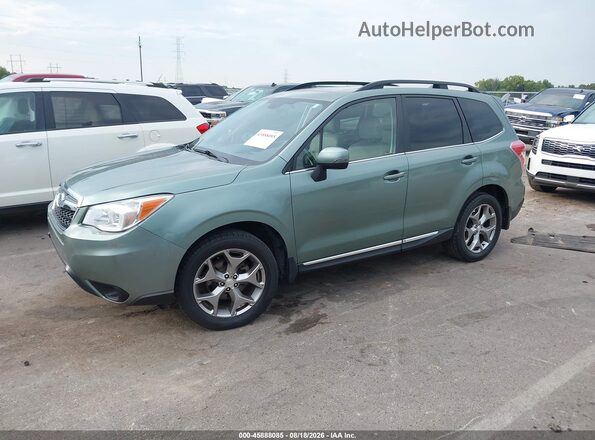 JF2SJAXC5GH484210 2016 SUBARU FORESTER Green წინა მარცხენა ხედი სამი მეოთხედიდან