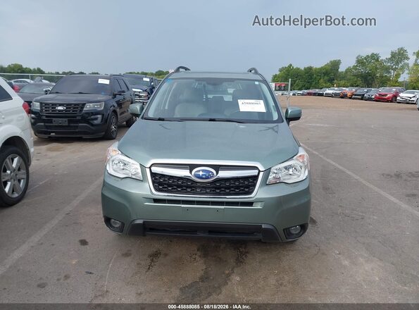JF2SJAXC5GH484210 2016 SUBARU FORESTER Green ხელსაწყოთა პანელის ხედი