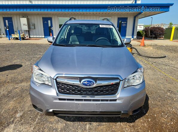 JF2SJAXCXGH407719 2016 SUBARU FORESTER Silver Vista frontal