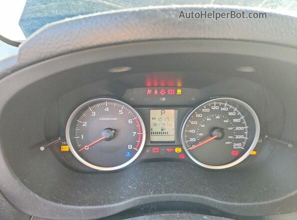 JF2SJCCC0GH489476 2016 SUBARU FORESTER Black Instrument cluster view