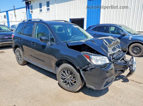JF2SJEDCXJH441145 2018 SUBARU FORESTER Black Przód prawy
