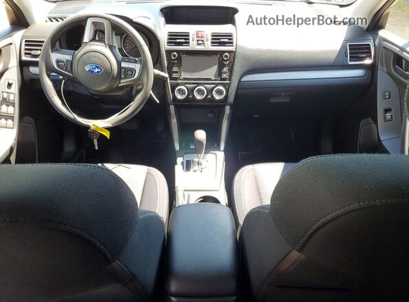 JF2SJEDCXJH441145 2018 SUBARU FORESTER Black Widok deski rozdzielczej