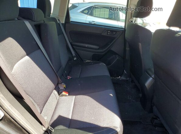JF2SJEDCXJH441145 2018 SUBARU FORESTER Black Widok wnętrza z tyłu