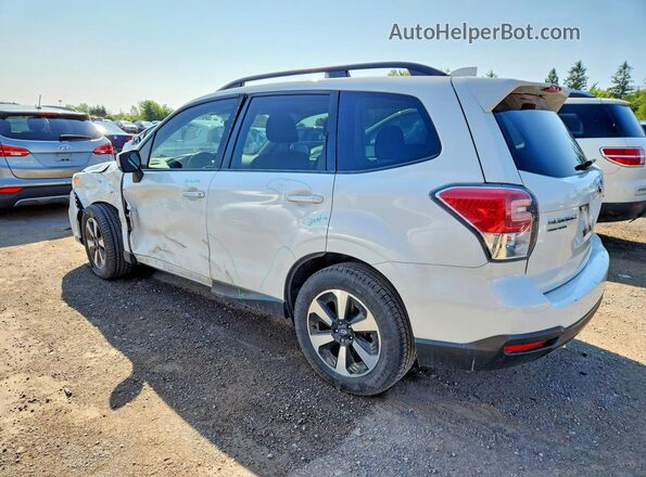 JF2SJEJC0JH495056 2018 SUBARU FORESTER White Trasero izquierdo