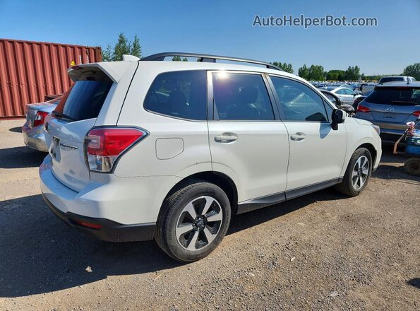 JF2SJEJC0JH495056 2018 SUBARU FORESTER White Trasero derecho