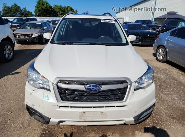 JF2SJEJC0JH495056 2018 SUBARU FORESTER White Vista frontal