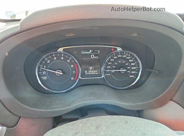 JF2SJEJC7HH532842 2017 SUBARU FORESTER Silver Vista del cuadro de instrumentos
