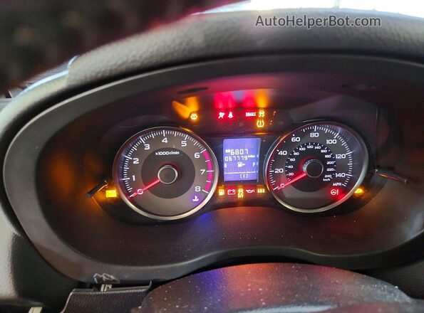 JF2SJGDC0GH499429 2016 SUBARU FORESTER Угольный Вид щитка приборов