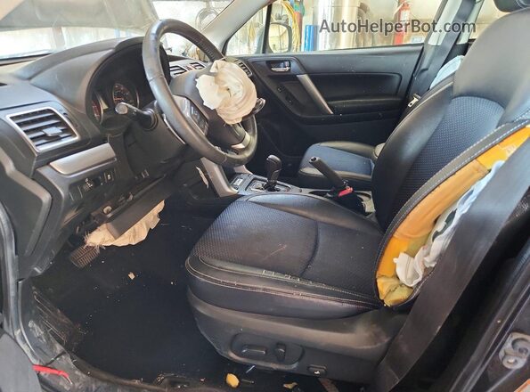 JF2SJGDC0GH499429 2016 SUBARU FORESTER Угольный Вид салона спереди
