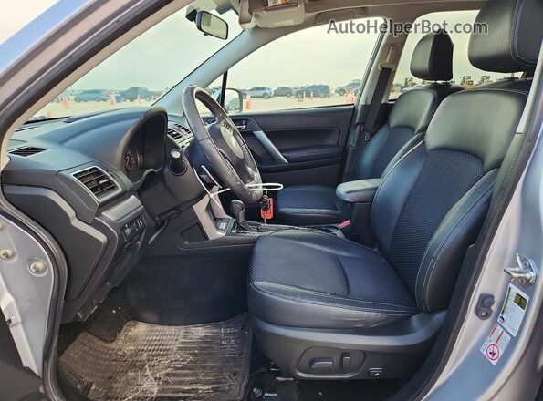 JF2SJGDC6GH503399 2016 SUBARU FORESTER Silver Vista interior delantera