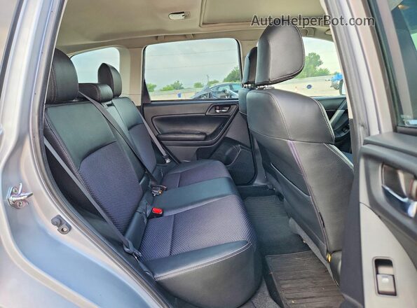 JF2SJGDC6GH503399 2016 SUBARU FORESTER Silver Vista de los asientos traseros