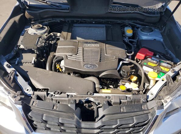 JF2SJGECXHH435575 2017 SUBARU FORESTER Silver Rear interior view