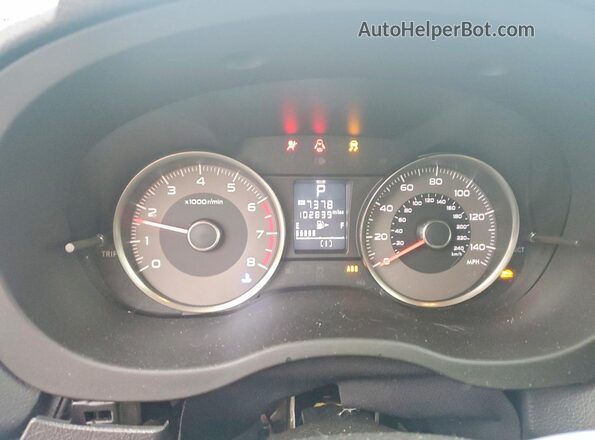JF2SJGECXHH523932 2017 SUBARU FORESTER Silver Widok zestawu wskaźników