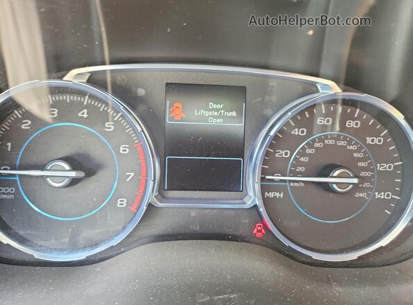 JF2SJGTCXHH416074 2017 SUBARU FORESTER White Vista del cuadro de instrumentos
