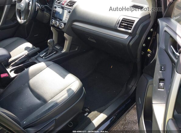 JF2SJGVC4GH557024 2016 SUBARU FORESTER Black Front interior view