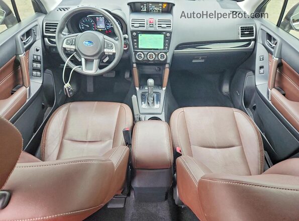 JF2SJGWC3HH503102 2017 SUBARU FORESTER Желто-коричневый Вид панели приборов