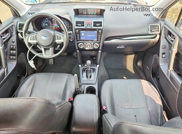 JF2SJGWC4HH445498 2017 SUBARU FORESTER Silver Dashboard view