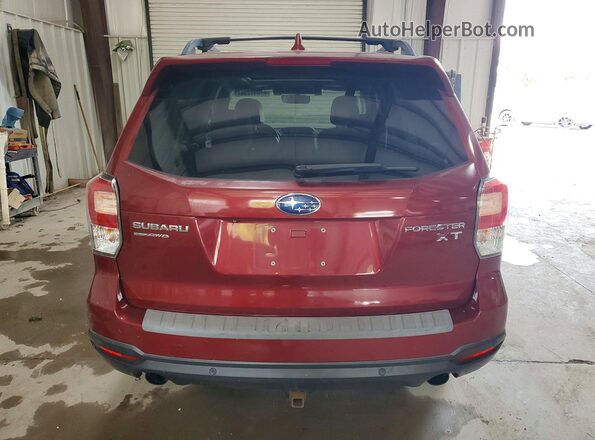 JF2SJGWC5HH592106 2017 SUBARU FORESTER Red უკანა ხედი