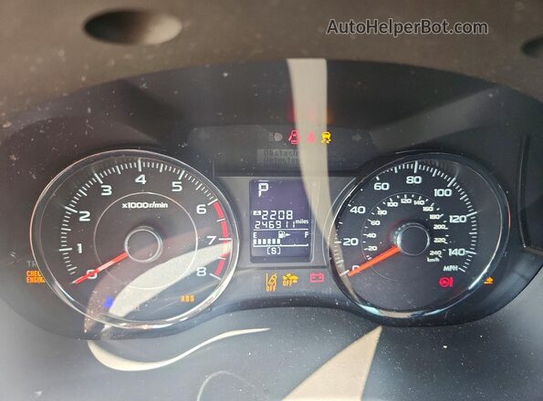 JF2SJGXC7GH490934 2016 SUBARU FORESTER Turquoise Vista del cuadro de instrumentos