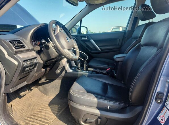 JF2SJGXC7GH490934 2016 SUBARU FORESTER Turquoise Vista interior delantera