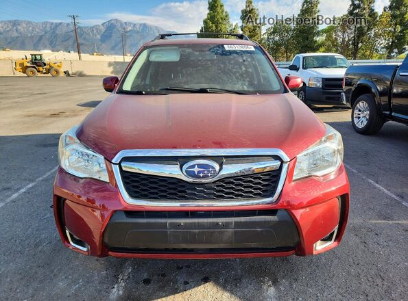 JF2SJGXCXGH441792 2016 SUBARU FORESTER Maroon Vista del cuadro de instrumentos
