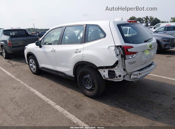 JF2SKAAC8PH493876 2023 SUBARU FORESTER White Задня ліва чверть