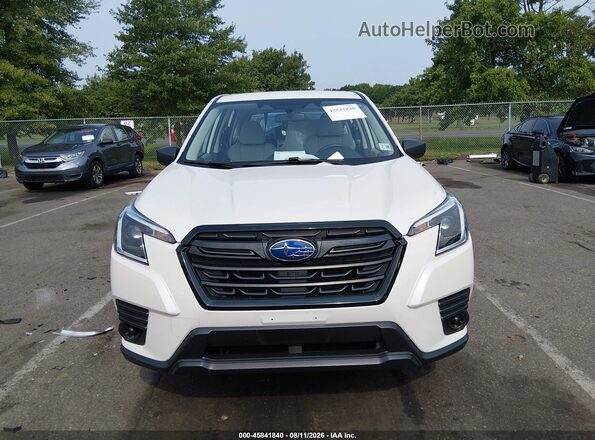 JF2SKAAC8PH493876 2023 SUBARU FORESTER White Вид щитка приладів