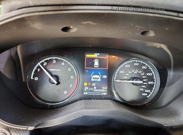 JF2SKAAC9LH415178 2020 SUBARU FORESTER Gray Instrument cluster view