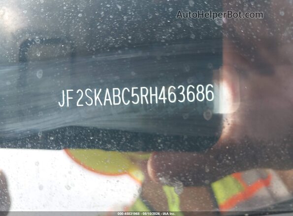 JF2SKABC5RH463686 2024 SUBARU FORESTER Gray Engine compartment view