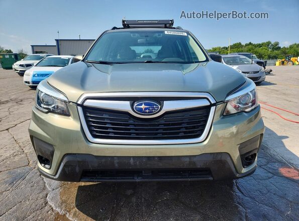 JF2SKACC3KH401367 2019 SUBARU FORESTER Green წინა ხედი