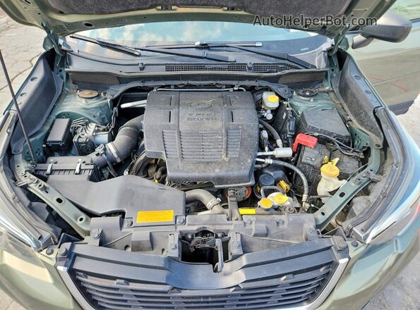 JF2SKACC3KH401367 2019 SUBARU FORESTER Green უკანა სალონის ხედი