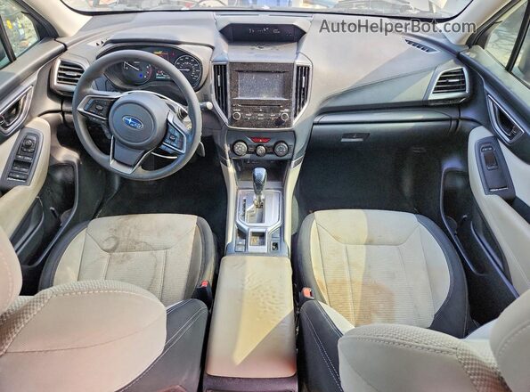 JF2SKACC3KH401367 2019 SUBARU FORESTER Green წინა პანელის ხედი