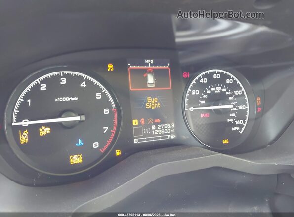 JF2SKACC3KH405340 2019 SUBARU FORESTER Silver Widok tylnych siedzeń
