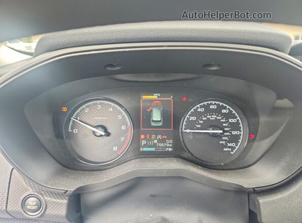 JF2SKACC3NH428962 2022 SUBARU FORESTER Green Սարքավորումների վահանակի տեսք