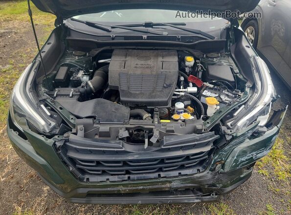 JF2SKACC3NH428962 2022 SUBARU FORESTER Green Շարժիչի բաժամունքի տեսք