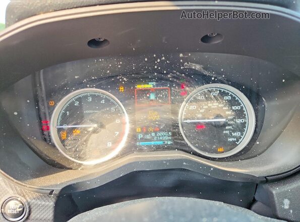 JF2SKACC3RH417773 2024 SUBARU FORESTER White Вид щитка приладів
