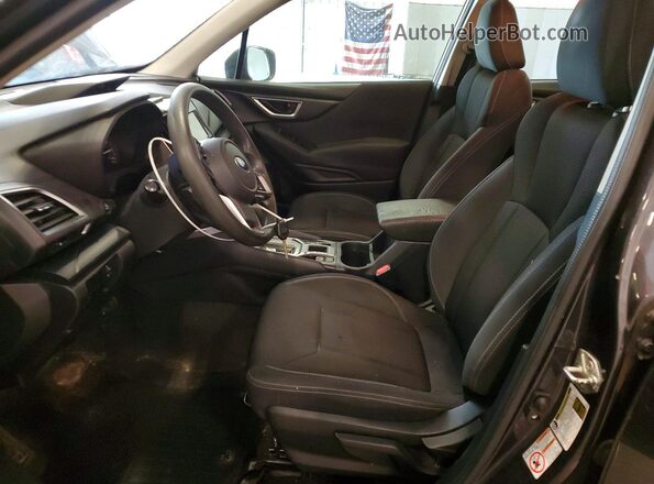 JF2SKACC4KH427945 2019 SUBARU FORESTER Black Vista interior delantera