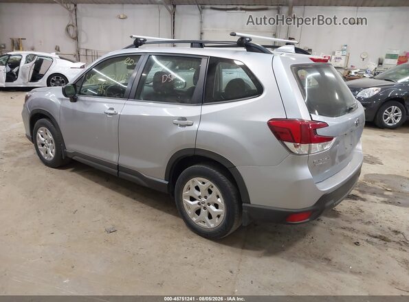 JF2SKACC4KH437763 2019 SUBARU FORESTER Silver Задня ліва чверть