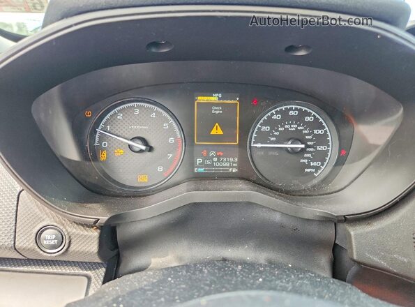 JF2SKACC5KH476197 2019 SUBARU FORESTER Blue Instrument cluster view