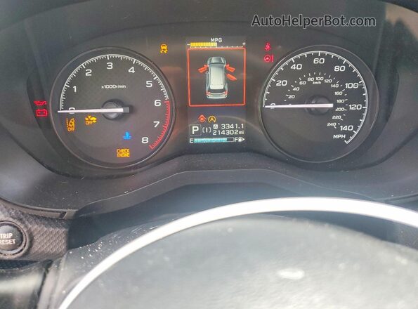 JF2SKACC5NH403674 2022 SUBARU FORESTER Угольный Вид щитка приборов