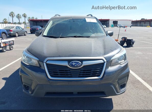 JF2SKACC6KH422522 2019 SUBARU FORESTER Black ხელსაწყოთა პანელის ხედი