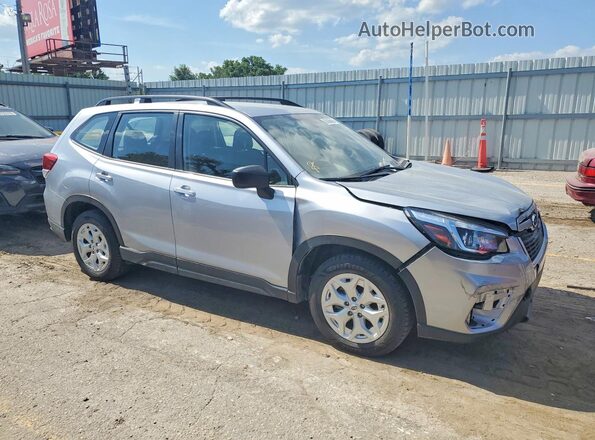 JF2SKACC6KH475852 2019 SUBARU FORESTER Silver Առջևի աջ